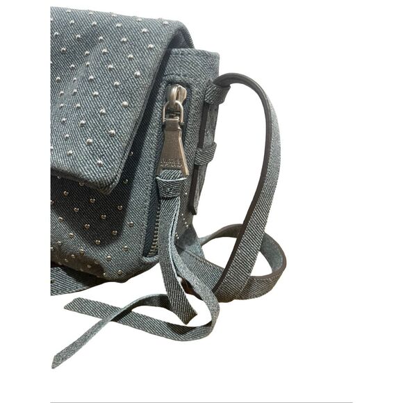Aimee Kestenberg Bali Denim Studded Crossbody NWOT - Picture 7 of 13